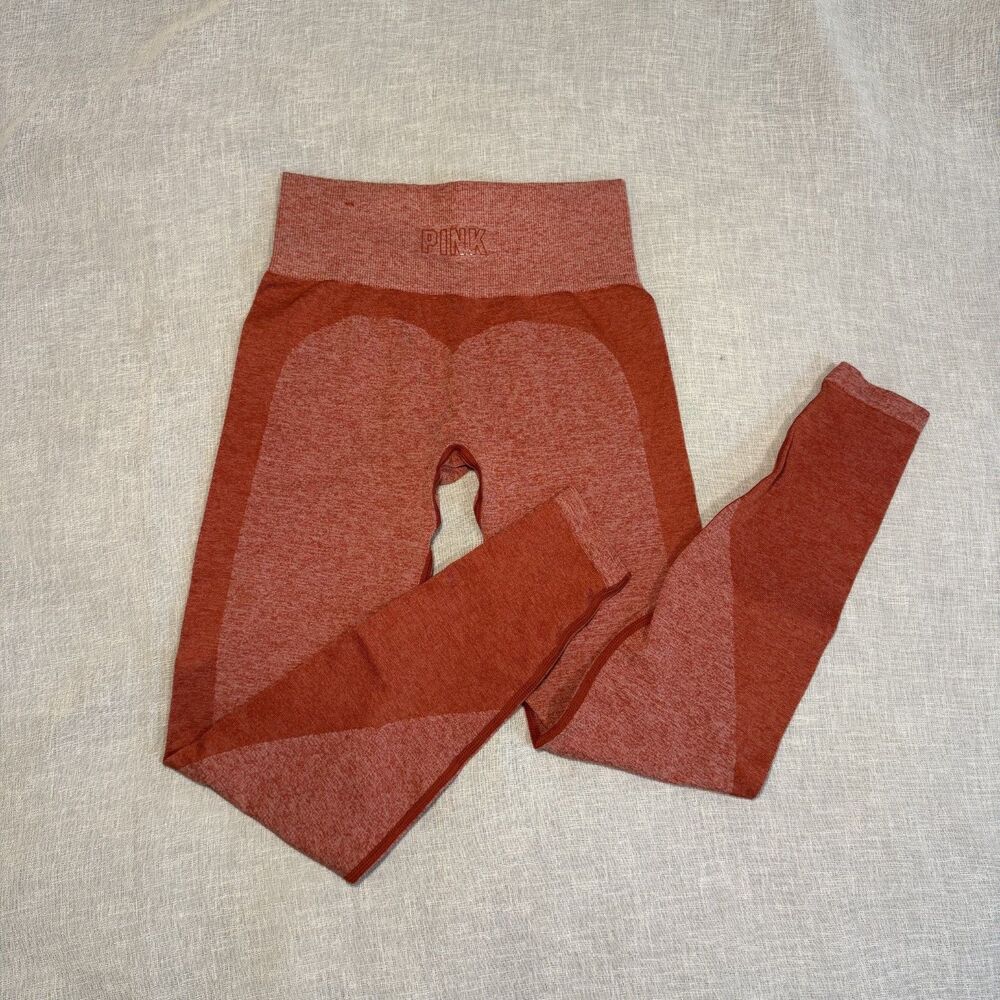 PINK Seamless High Waist Leggings Workout Gym XS NWOT